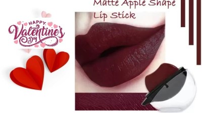 YAWI Apple shape Matte Finish Lipstick For Women(Maroon, 5 g)