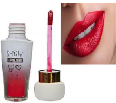 Luipui amazing red glossy lipstick waterproof and long lasting(red, 6 ml)