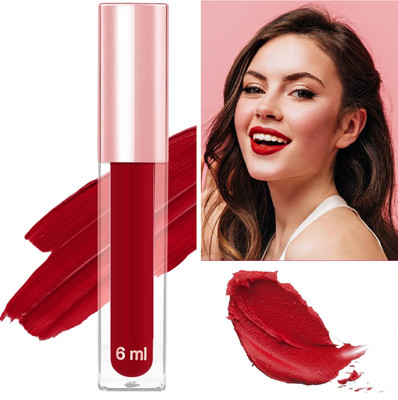tanvi27 Highly-Pigmented Velvet Matte, Mask Proof Long Lasting Bold Lipstick(Berry Red, 6 ml)