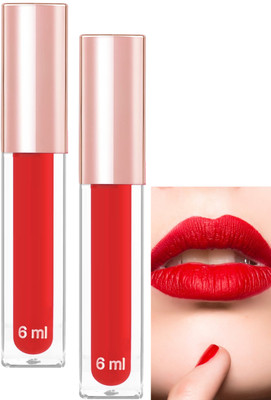 ADJD Combo Velvety Soft Finish Weightless Formula Long Lasting Lipstick Blood red(Blood red, 12 ml)