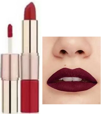 Luipui trending best smooth maroon matte lipstick waterproof pack of 1(maroon, 6 g)