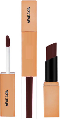 AFARAXIA MATTE FINISH CHOCOLATE BROWN LONG LASTING AND WATERPROOF LIPSTICK(CHOCOLATE BROWN, 7 ml)