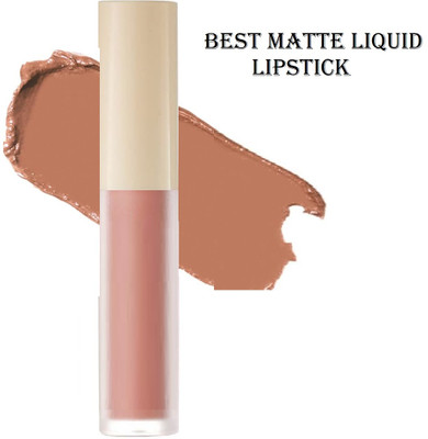 Vyomiris MATTE FINISH LIQUID LIPSTICK FOR BEST LIPS LOOK(BROWN, 4.5 ml)