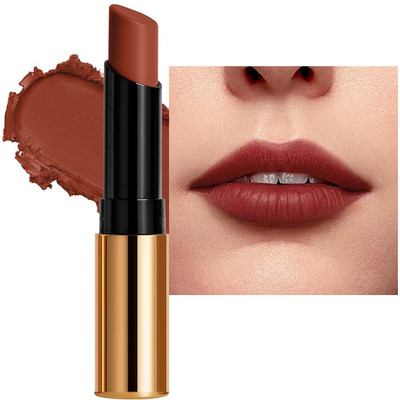 REIMICHI Maroon Velvet Highly Pigmented Matte Lipstick for Women(MAGNET MAROON, 3.5 g)