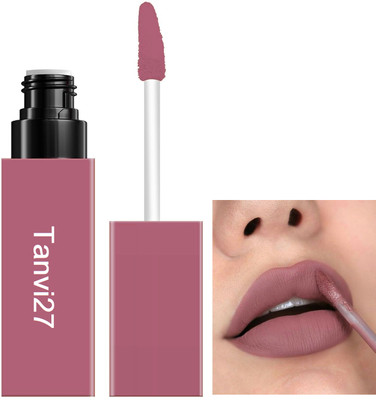 tanvi27 Non-Transfer Matte Finish Highly Pigmented Mauve Liquid Lipstick(Mauve, 4.2 g)