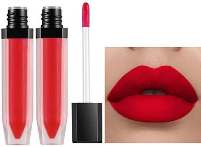 tanvi27 Combo Soft matte Smudge Proof Long lasting Liquid Matte Lipstick Russian red(Russian red, 16 ml)