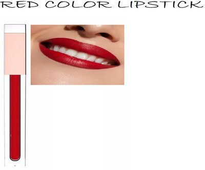 Luipui SOFT MATTE FINISH RED COLOR LIPSTICK PACK OF 1(RED, 6 ml)