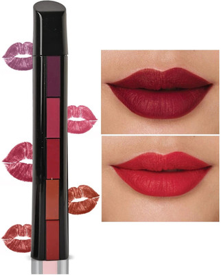FLORERO Multicolor 5 in 1 Velvet Creamy Matte Lipstick(multi color, 7 g)