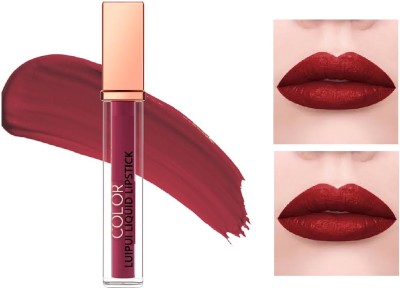 Luipui Cherry Red Liquid Matte Lipstick(Cherry Red, 6.5 ml)