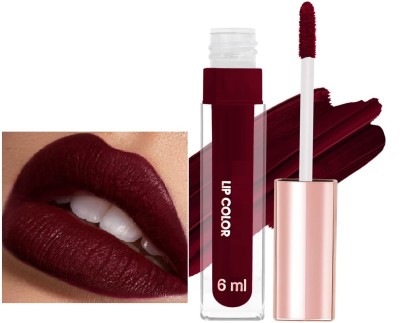 MYEONG Perfect matte finish candy flavor maroon lipstick(Marron, 6 ml)