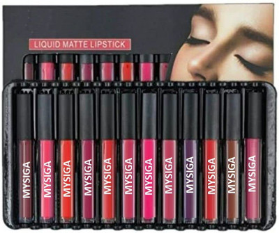 cismoline LIQUID LIPSTICK COMBO OF 12 PCS WITH DIFFERENT COLOR(SET OF 12 DIFFRNT HOT COLOR, 60 ml)