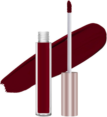 REIMICHI Lip Lacquer Long-Lasting Waterproof Liquid Lipstick(JET MAROON, 7 ml)