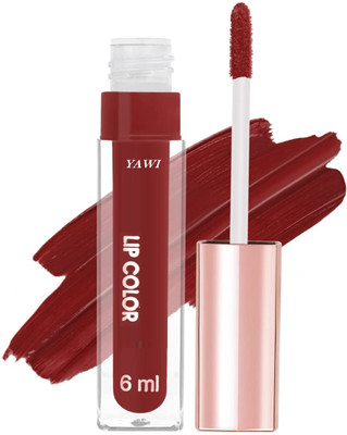 YAWI Creamy Soft Texture Liquid Brown Color Lipstick For WomaN(Brown, 6 ml)