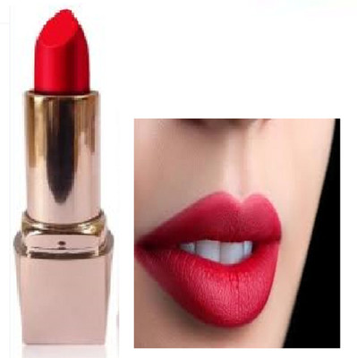 Luipui long wear ,waterproof red matte finish crayon lipstick pack of 1(red, 6 g)