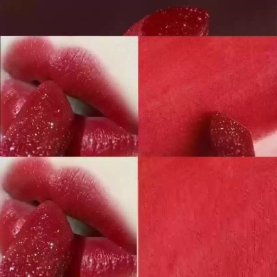 Latixmat BEST Glitter Storm Lipstick RED(RED, 3.6 g)