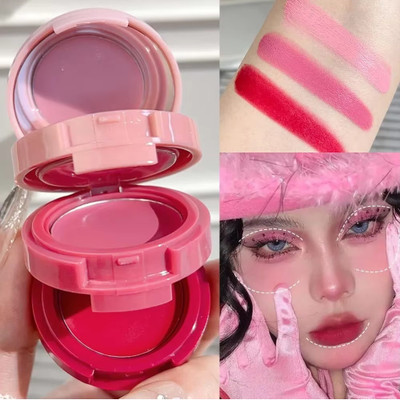 THTC 3 in 1 Lip Cheek Tint Set(multicolor, 3 g)