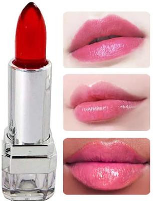 WOONGMI Colour Change Glossy Hydrating Gel Lipstick(RED, 3.6 g)