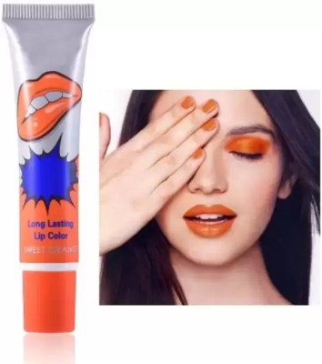 CATERINACHIARA Peel Off Mask Tint Long Lasting Waterproof Peel off Lip Stain(ORANGE, 15 g)