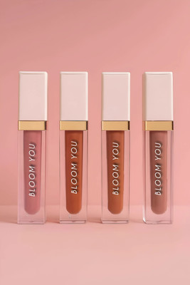 BLOOM YOU Bare Babes – 4 in 1 Lip Vault(Multicolor, 10 ml)