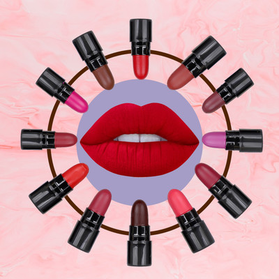 PINNER Super Matte Mini pocket size Lipstick ( Pack of 12)(Multicolor, 13.2 g)