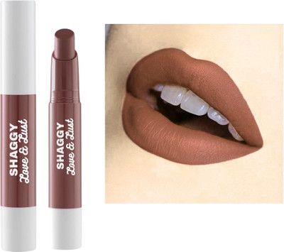 SHAGGY 12Hrs.Stay longlasting crayon Lipstick transferpoof Matte finish Crayon(3.5gm)(brown, 3.5 g)