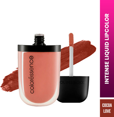 COLORESSENCE Intense Liquid Lip Colour Matte Long Lasting Non Sticky Formula(Cocoa Love, 8 ml)