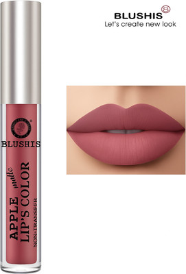 BLUSHIS Liquid Matte Lipstick Waterproof & Transferproof(Light Pink, 5 ml)