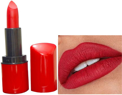 Luipui RED MATTE LIPSTICK LONG LASTING WATERPROOF LIPSTICK PACK OF 1(RED, 6 ml)