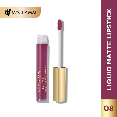 MyGlamm Ultimatte Long Stay Matte Liquid Lipstick-Coral Slayer-2.5ml(Plu, 2.5)