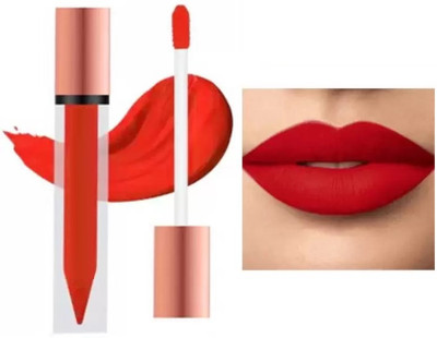 Arcanuy Smudge Proof Waterproof Longlasting Matte Liquid Lipstick(RED, 12 ml)
