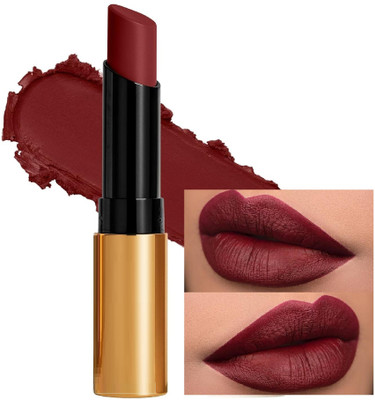 YAWI BOLD Matte Non-Transfer Lipstick Long Lasting & Waterproof(Blody Maroon, 3.5 g)