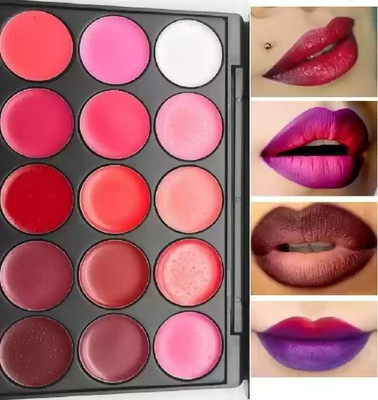 Jiwoo Long Lasting Multi Color Mattie & Creamy Lip Cream Palette(multi-colour, 30 g)