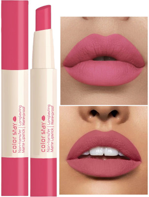 Yuency Waterproof No Transfer Lipstick - Long-Lasting Color Stay(pinky, 2.1 ml)