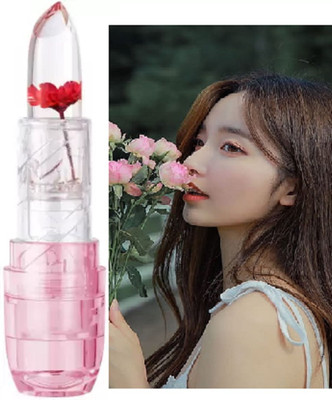 Emijun New Flower Jelly Moisturizer Long Lasting Nutritious Magic Color Shift Lip Balm(red, 3.6 g)