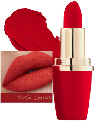 GABBU Lipstick Matte Finish | Waterproof | Long Lasting | Lasts Up to 24 hours(RED, 4.2 g)