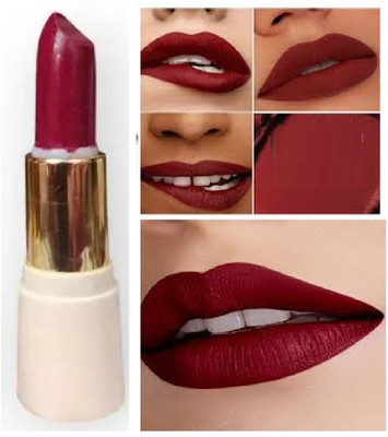Luipui best waterproof maroon matte lipstick waterproof party type(maroon, 6 g)