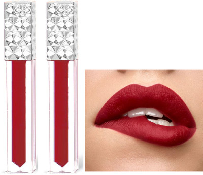 tanvi27 Non Transfer Waterproof Longlast Matte Liquid Lipstick Cherry red(Cherry red, 10 ml)