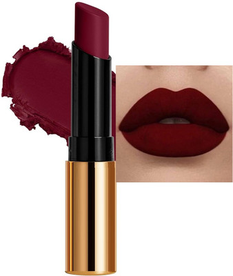 REIMICHI Lip Color Satin Matte Lipstick(DEEP MAROON, 3.5 g)