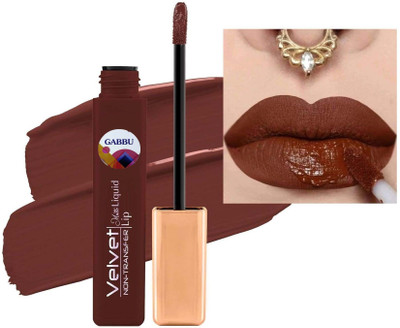 GABBU Soft & Matte Waterproof Lip Color Liquid Lipstick(MAROON, 5 ml)