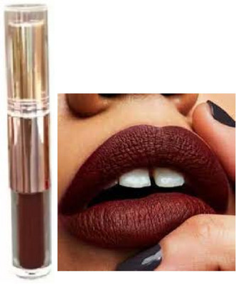 Luipui best long lasting 2 in 1 brown matte finish pack of 1(brown, 6 g)