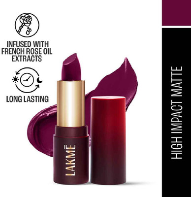 Lakmé Matte Lipstick(Purple Diamond, 4.5 g)
