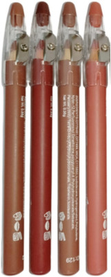 WECHARMERZ Waterproof Professional Multicolour Super Matte Lipsticks Lipliner Pencil(Multicolour, 4.8 g)