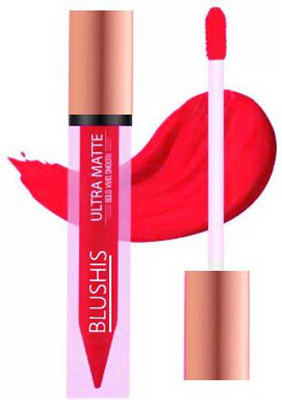 BLUSHIS Ultra Smooth Waterproof Longlasting Matte Liquid Lipstick(Magenta, 7 ml)