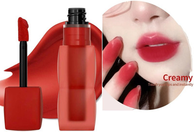 tanvi27 Lip and Cheek Color Tinted Lipstick(Bright Red, 5 ml)