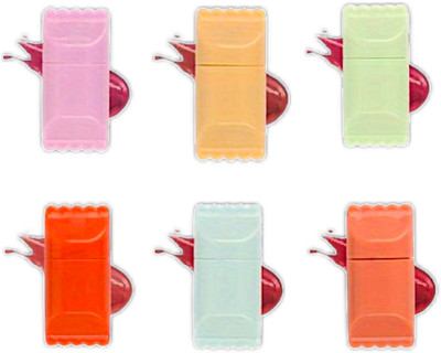 LOVE HUDA Professional 6 Color Monster Capsule Mini Heart Matte Lipstick Set(Multicolor, 10 g)