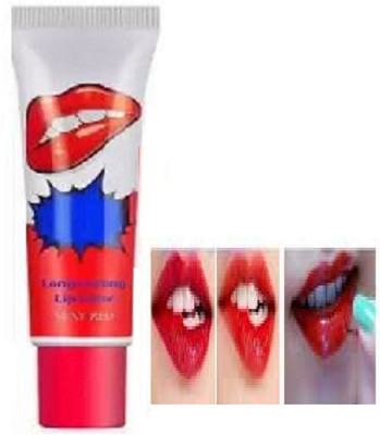 Luipui trending red long lasting lip color trending waterproof pack of 1(RED, 15 g)