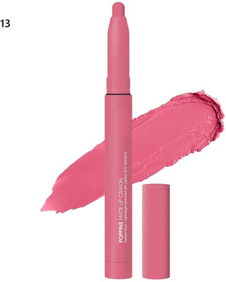 EVERERIN Matte Matte Lip Crayon Lipstick Enriched with Jojoba Oil & Vitamin E-01(CORAL DATE, 3 g)