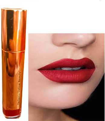 Luipui RED LIQUID MATTE FINISH LIPSTICK PACK OF 1 WATERPROOF AWESOME(RED, 6 ml)