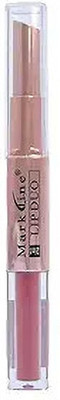 M L Markline Markline Duo 2-in-1 Liquid & Stick Lipstick Long-Lasting, Matte & Creamy Finish(DARK CHOCOLATE 12, 4 ml)