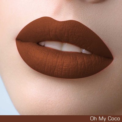 NEUD Matte Liquid Lipstick Oh My Coco with Lip Gloss - 2 Packs(Oh My Coco, 6 ml)
